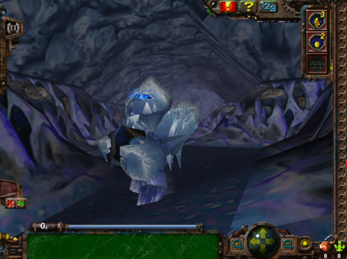 First-person view of my Ice Monster.